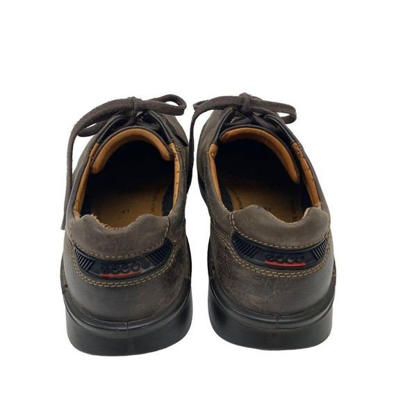 Ecco US 8 EU 41 Fusion Bicycle Toe Brown Leather Arch Support Lace Up Shoes - Picture 3 of 10